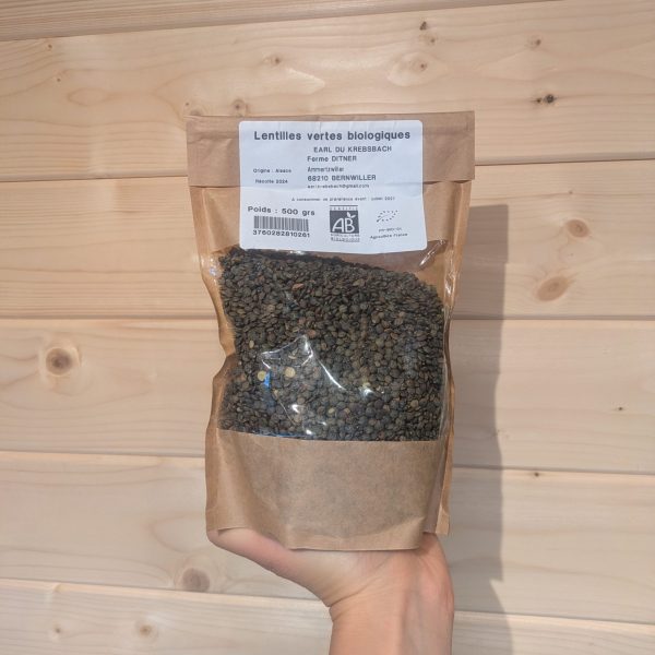 Lentilles vertes BIO